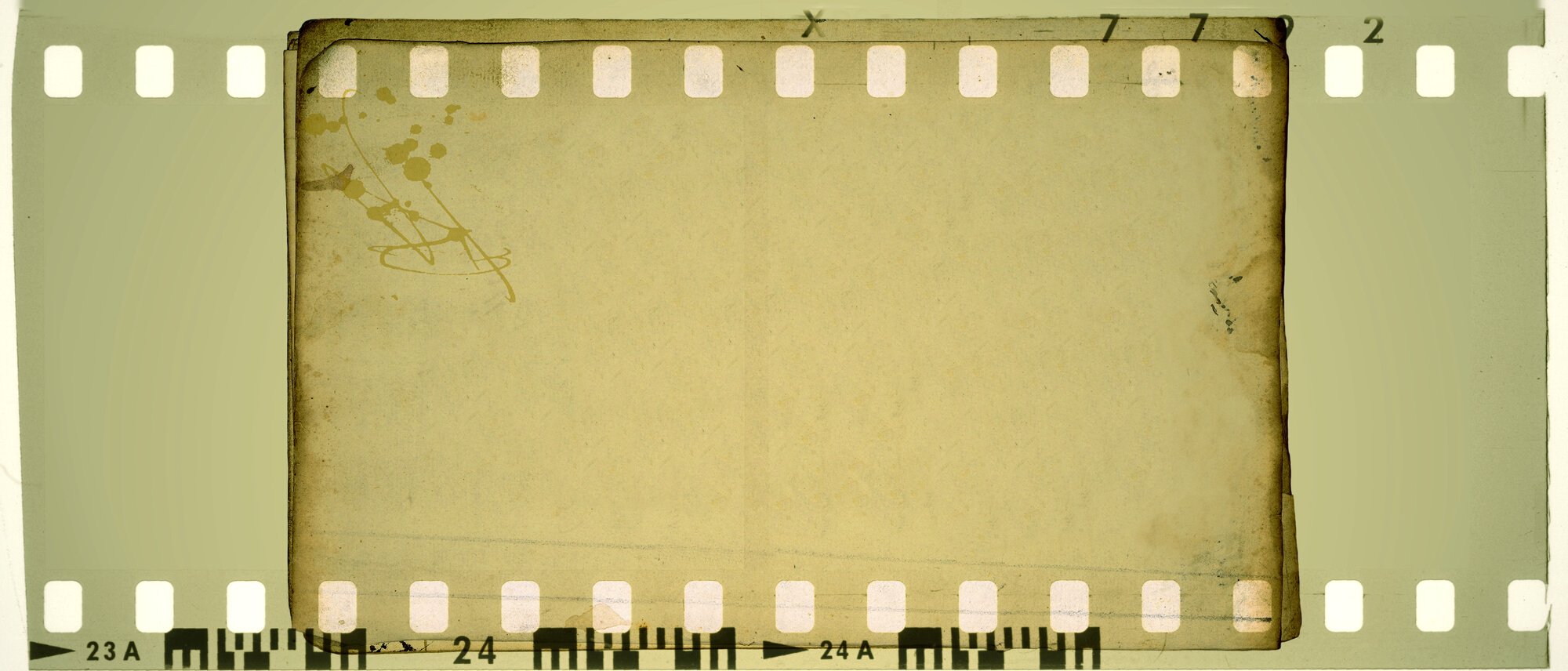Vintage film strip frame